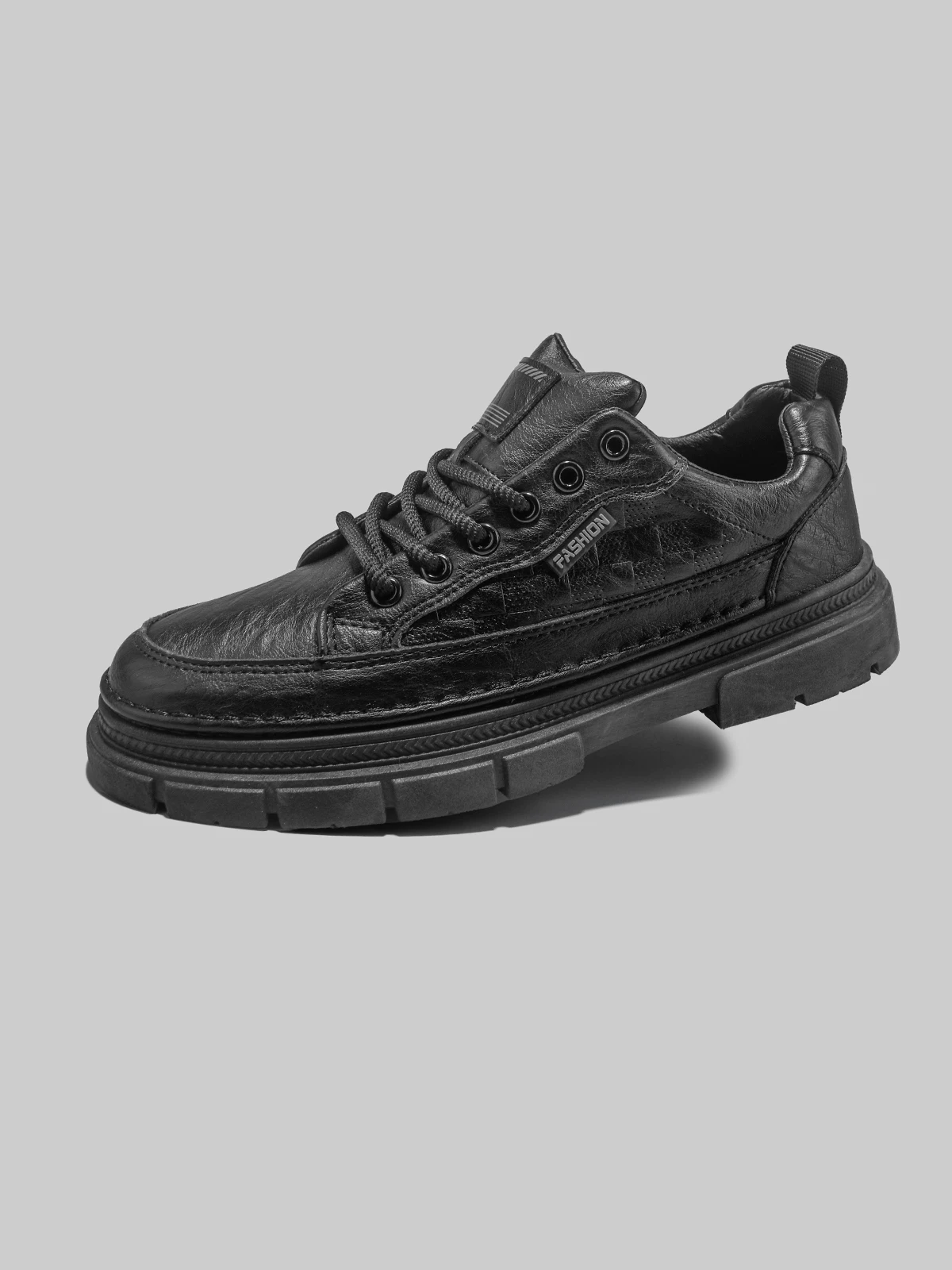 Giày da nam Dongjia Qshoes kiểu Anh, đa năng, thoáng khí, đế mềm, chống mùi, giày công sở cổ điển kiểu Anh.