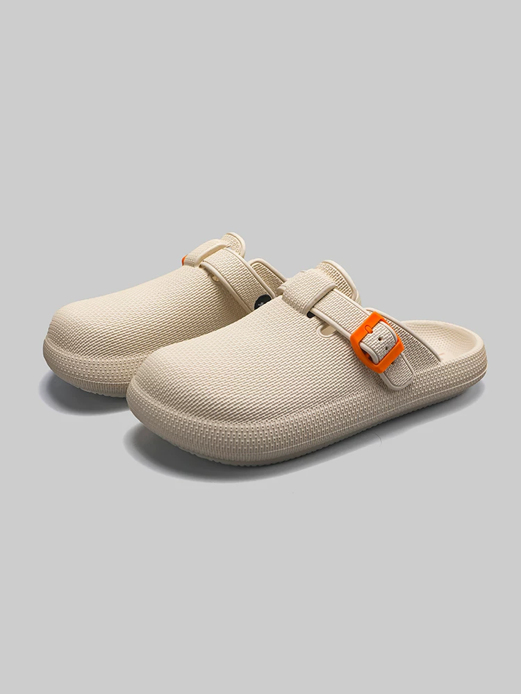 Giày kiểu Birkenstock xuất khẩu Nhật Bản chất lượng cao dành cho nam và nữ, dép xỏ ngón nhẹ, mũi kín, thích hợp cho mùa thu, giày đi biển kiểu đôi.