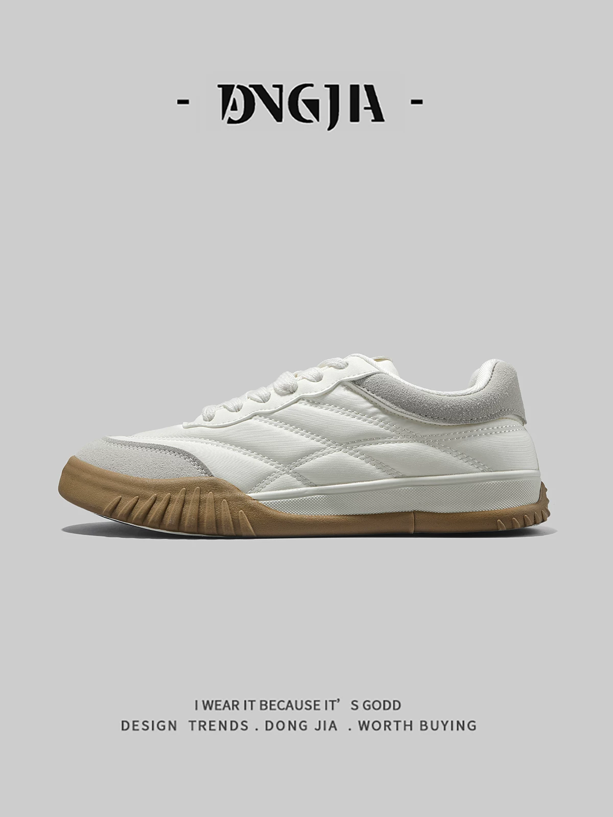 Dongjia Qshoes xuất khẩu giày tập luyện kiểu Nhật dành cho nam, giày thể thao thời trang đế mềm phong cách Forrest Gump mới mùa thu năm 2025.