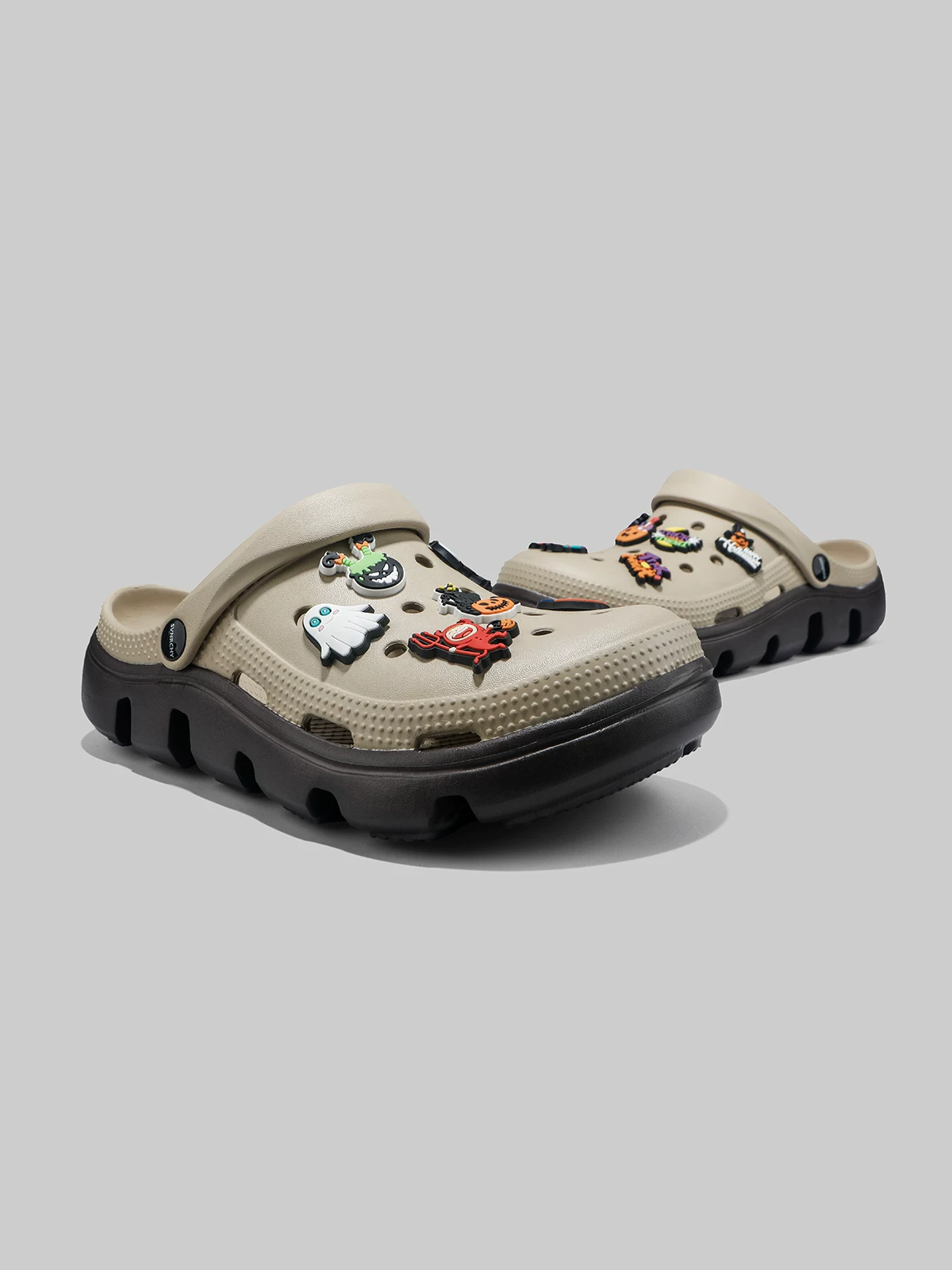 Dongjia Qshoes ngoại thương phụ kiện cao cấp dép lê nam mùa hè ngoài trời đế dày tăng chiều cao hai chiều giày đi biển