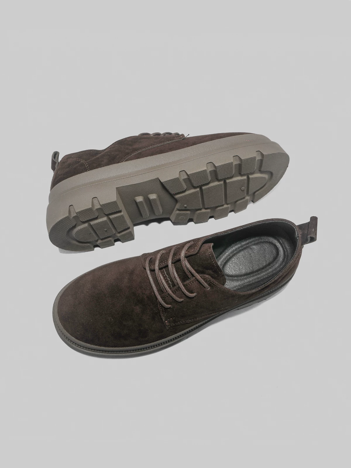 Giày nam Dongjia Qshoes thu đông 2025 kiểu dáng mới lạ, thời thượng, giày da cỡ lớn phong cách Anh cổ điển, đa năng, thích hợp đi làm