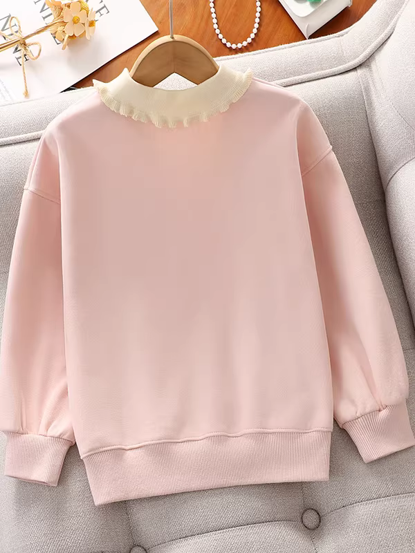 Áo thun nữ xuân thu 2025 kiểu mới Hàn Quốc, cổ polo, tay dài, dành cho các bạn gái lớn tuổi, áo kiểu thường ngày mùa thu