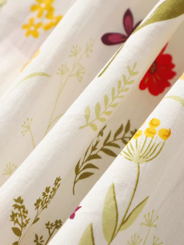 Váy bé gái mùa hè 2025 mới chất liệu cotton nguyên chất, váy hoa công chúa, váy bé gái mặc hè, váy yếm bé gái