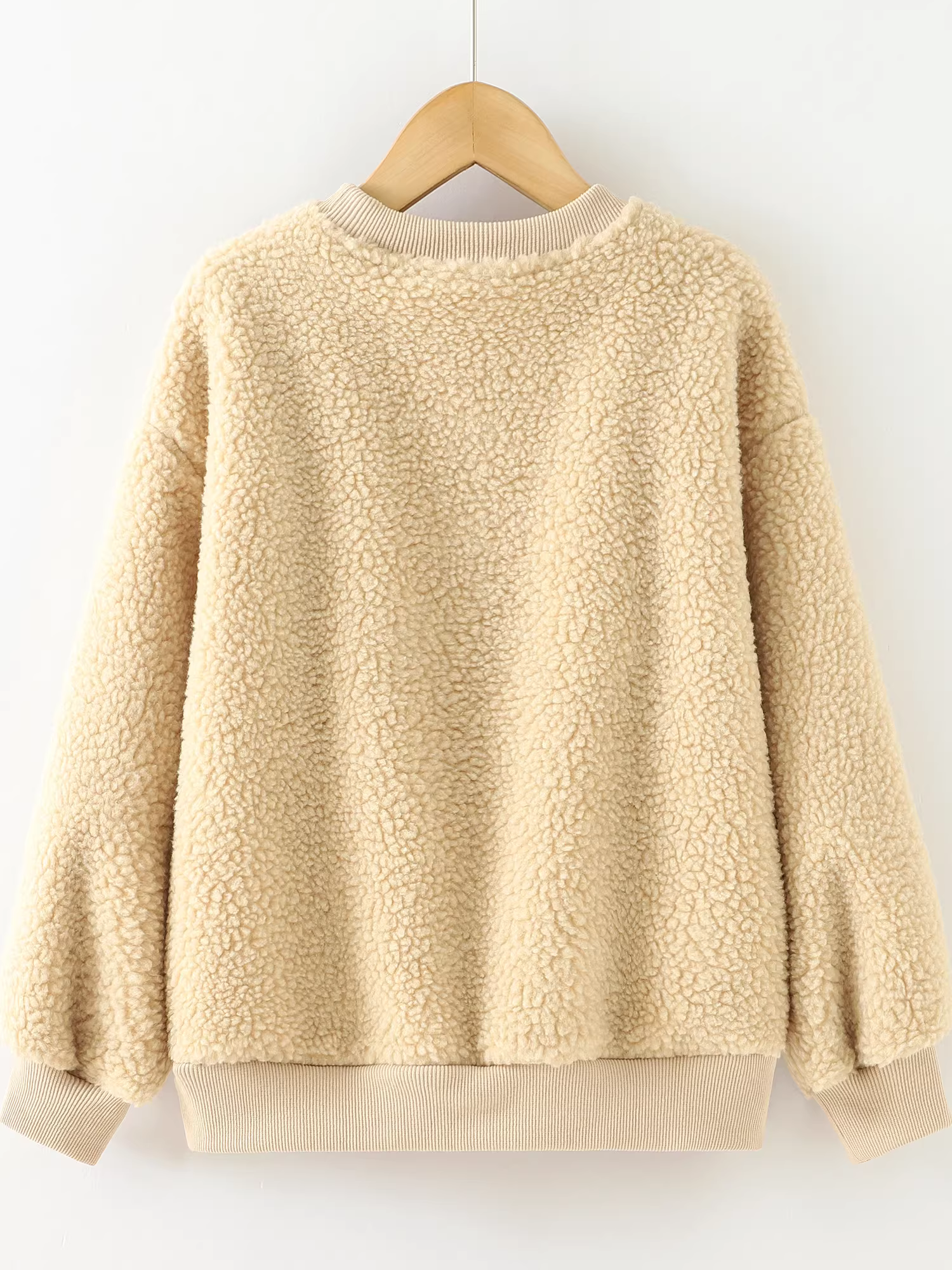 Áo len nỉ bé gái 2025 mới thu đông dày dặn ấm áp áo khoác nỉ trẻ em áo len lông cừu mùa đông