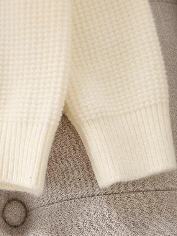 Áo len thu đông cho bé gái, áo sơ mi dày dặn ấm áp sành điệu cho bé gái, áo len dệt kim mùa đông phong cách Hàn Quốc cho bé gái lớn tuổi