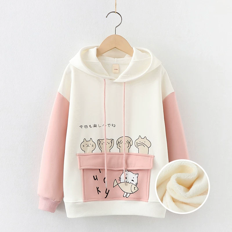 Áo khoác nỉ có lớp lót lông cừu cho bé gái, kiểu dáng thời trang, áo khoác dày giữ ấm mùa thu đông 2025 dành cho trẻ lớn, dành cho trẻ 12 tuổi.