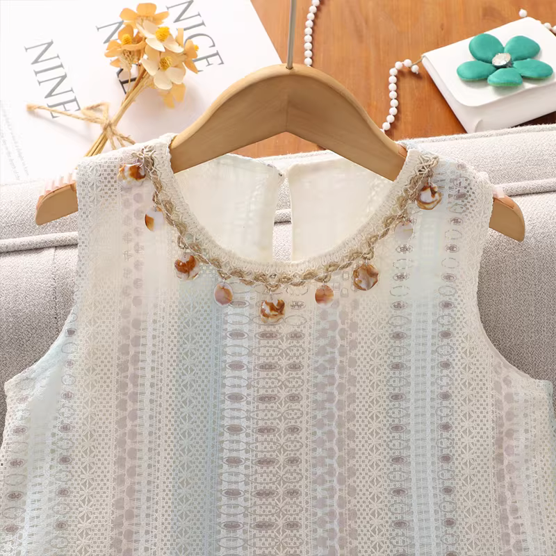 Váy liền thân mùa hè kiểu mới 2025 cho bé gái, váy boho mùa hè, váy công chúa, váy đi biển cho bé gái