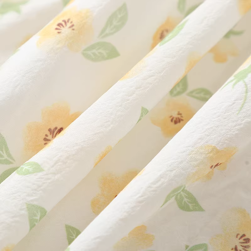 Váy hè kiểu công chúa cho bé gái lớn, tay bồng hoa nhí, kiểu mới 2025, váy hè cổ vuông cho bé gái