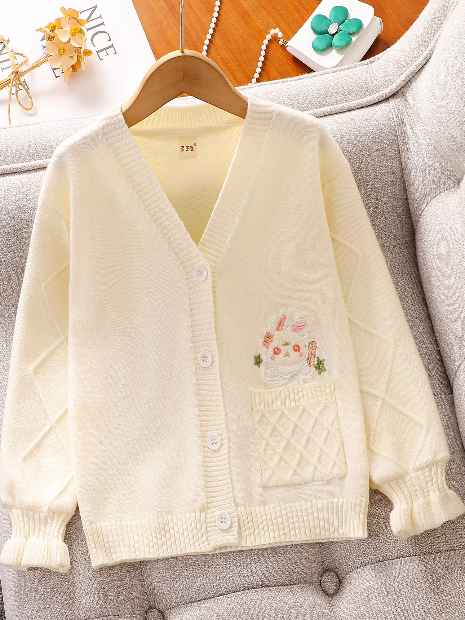 Áo khoác dệt kim nữ xuân thu 2025 kiểu mới, áo cardigan truyền thống nữ, quần áo mùa thu cho các bé gái lớn hơn, áo kiểu Trung Hoa, áo kiểu Hanfu