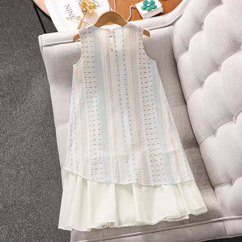 Váy liền thân mùa hè kiểu mới 2025 cho bé gái, váy boho mùa hè, váy công chúa, váy đi biển cho bé gái