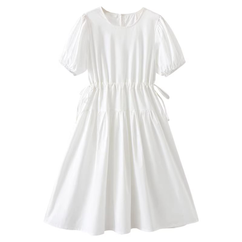 Váy bé gái mùa hè váy dài màu trắng cotton nguyên chất 2025 váy công chúa mới cho bé gái váy dài màu đen kiểu dáng mỏng