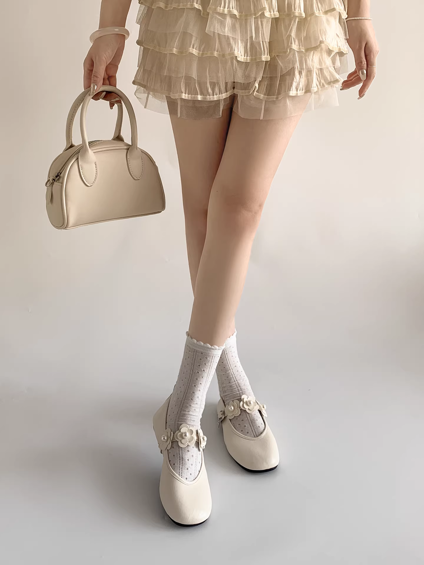 Giày bệt nữ Nanzai kiểu cổ điển đen, miệng nông, mùa thu 2025, kiểu mới cao cấp, đa năng, kiểu Mary Jane