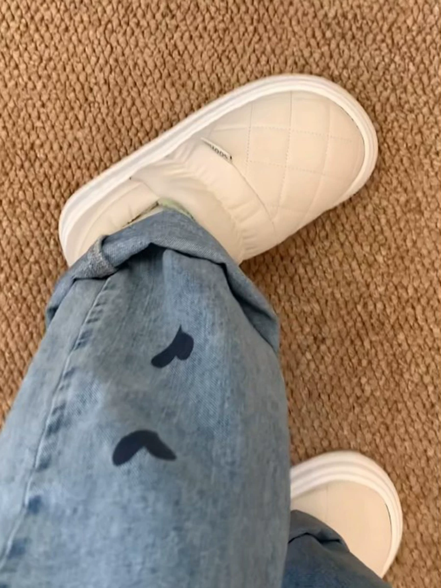 Giày bốt tuyết đế dày Nan Zai Nan dành cho nữ, lót lông cừu mùa đông và dày dặn, mẫu mới 2025, chống trơn trượt, giày cotton kiểu bánh mì ấm áp.