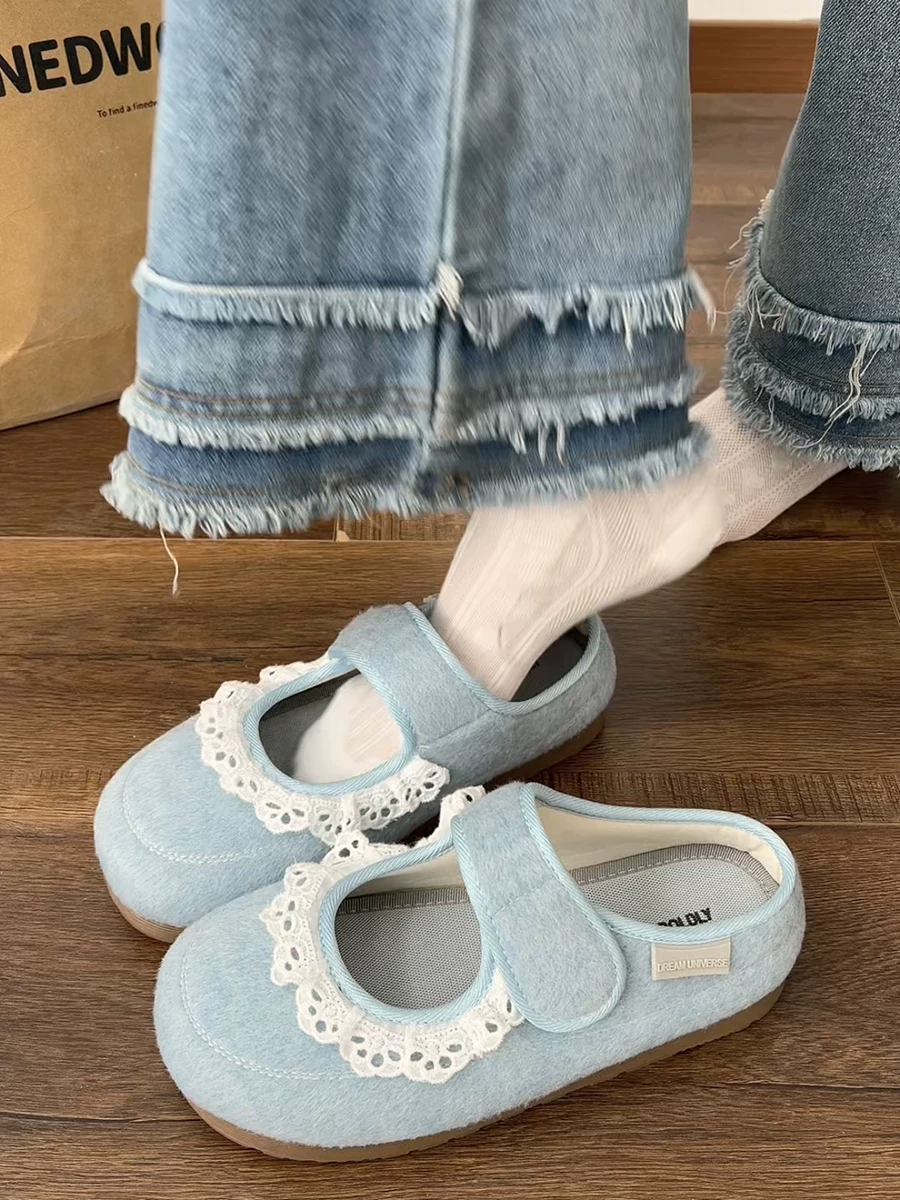 Dép nữ Nan Zai Nan kiểu tiên nữ, chống trơn, mũi kín, đi ngoài trời mùa hè, mẫu mới 2025, kiểu Birkenstock đa năng, dễ mang.