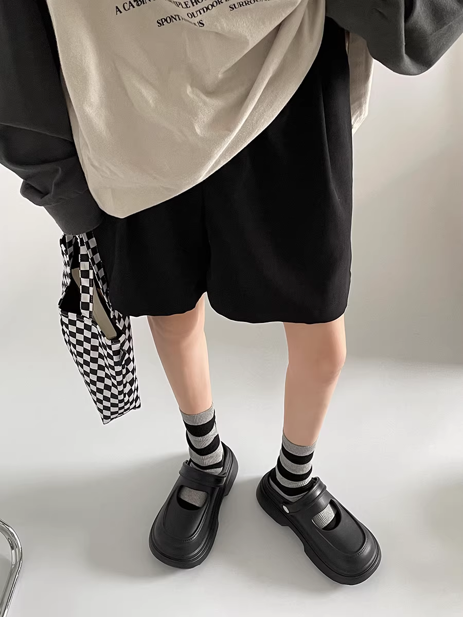 Dép nữ đế dày, mũi kín, đi ngoài trời mùa hè, mẫu mới 2025, chống trơn trượt, tăng chiều cao.