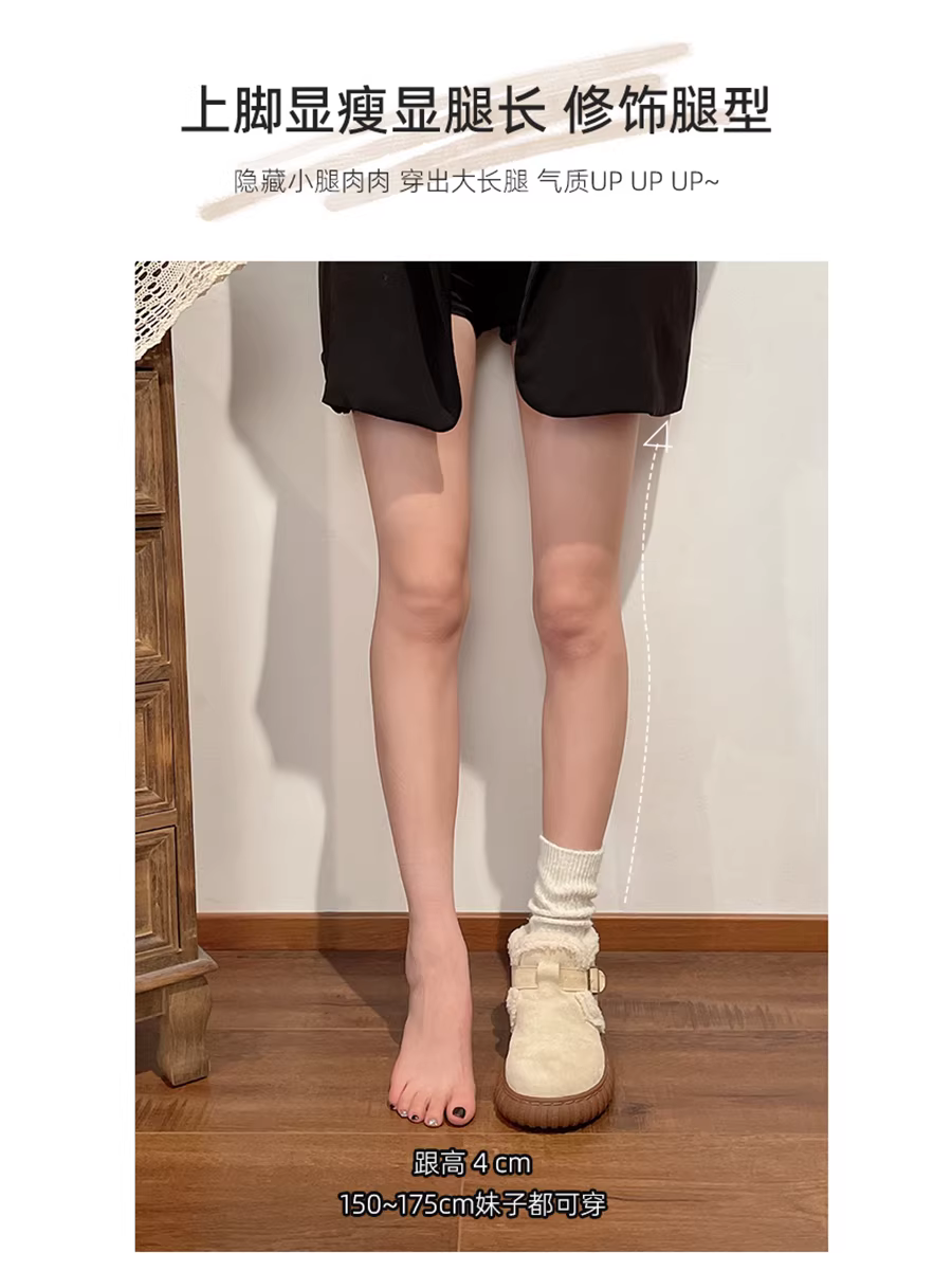 Giày bốt nữ mùa đông 2025 đế dày, chống trơn trượt, lót ấm dành cho vùng miền phía Nam.