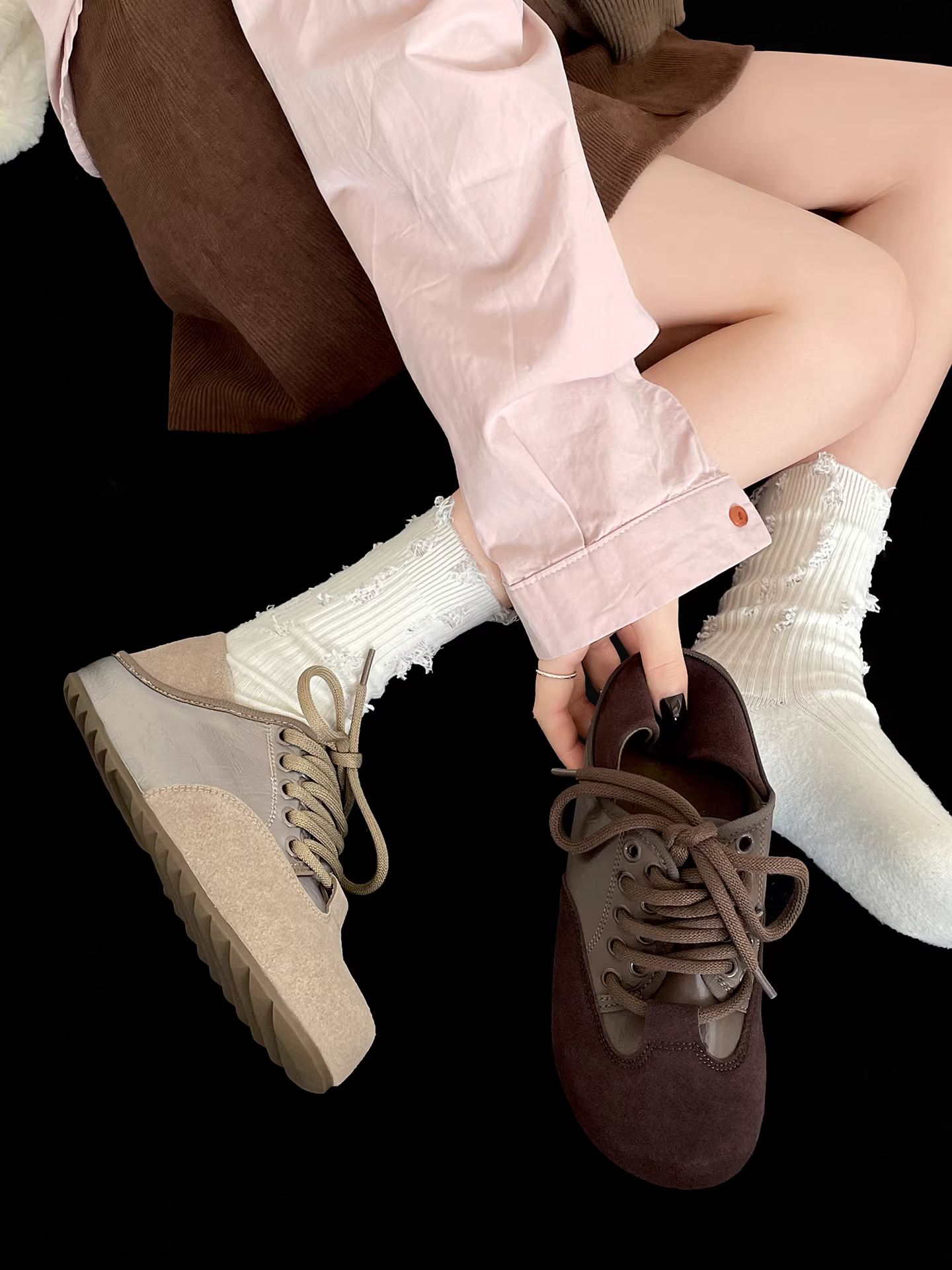 Giày Birkenstock đế dày kiểu Pháp cổ điển Nanzai dành cho nữ 2025, mẫu mới mùa thu, đế mềm, đa năng, đi được hai kiểu, giày đơn.