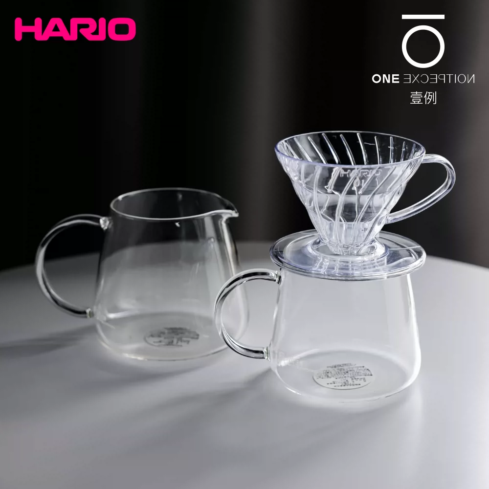 Bình pha cà phê HARIO bằng thủy tinh chịu nhiệt V60, bình pha cà phê kiểu đổ, bình lọc kiểu Mỹ, bình lọc nhỏ gọn