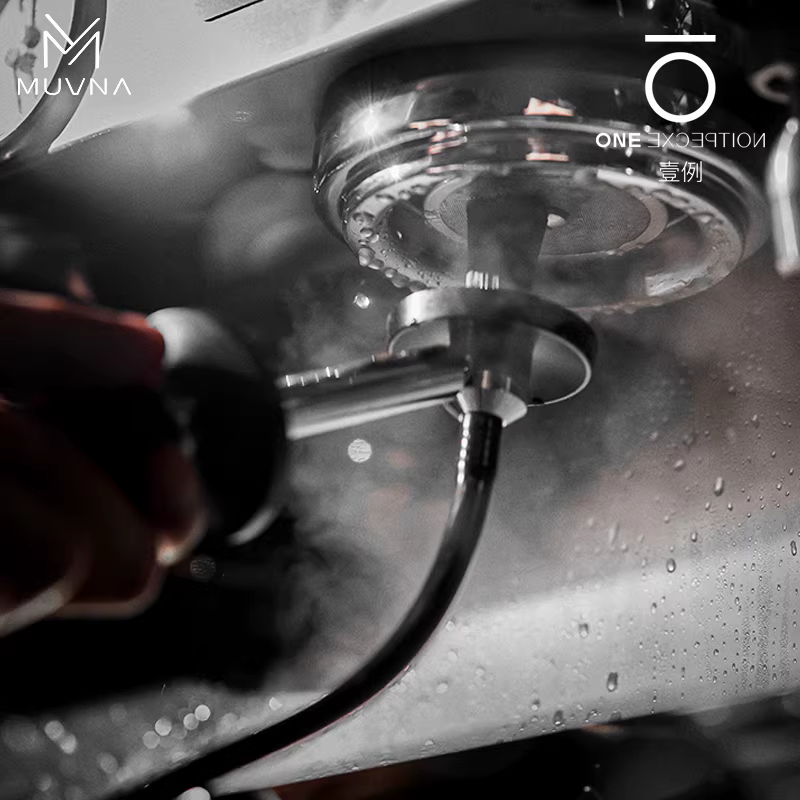 Bàn chải đầu pha cà phê bằng hơi nước MUVNA dành cho máy pha cà phê espresso, bàn chải vệ sinh chống bỏng áp suất cao thương mại dùng cho gia đình.