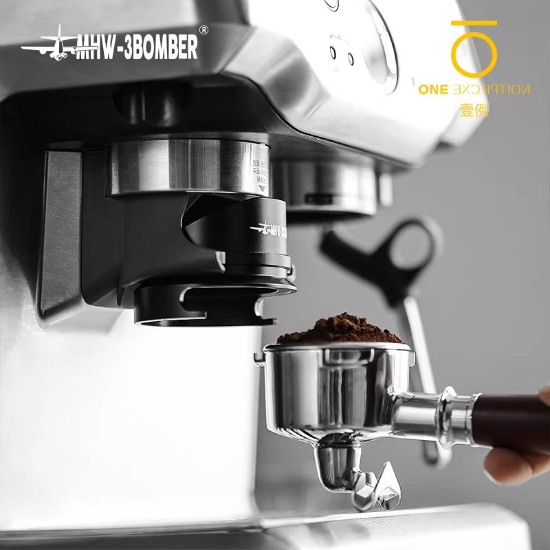 Máy pha cà phê bột Bomber MHW vòng thu bột bạch kim 870/878/880 dòng Yum bộ thu bột đặc biệt 54mm