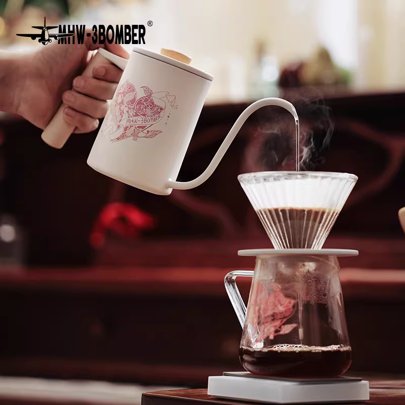[Lựa chọn quà tặng] Bộ quà tặng bình pha cà phê thủ công Bomber MHW với bộ lọc và bộ bình chia sẻ