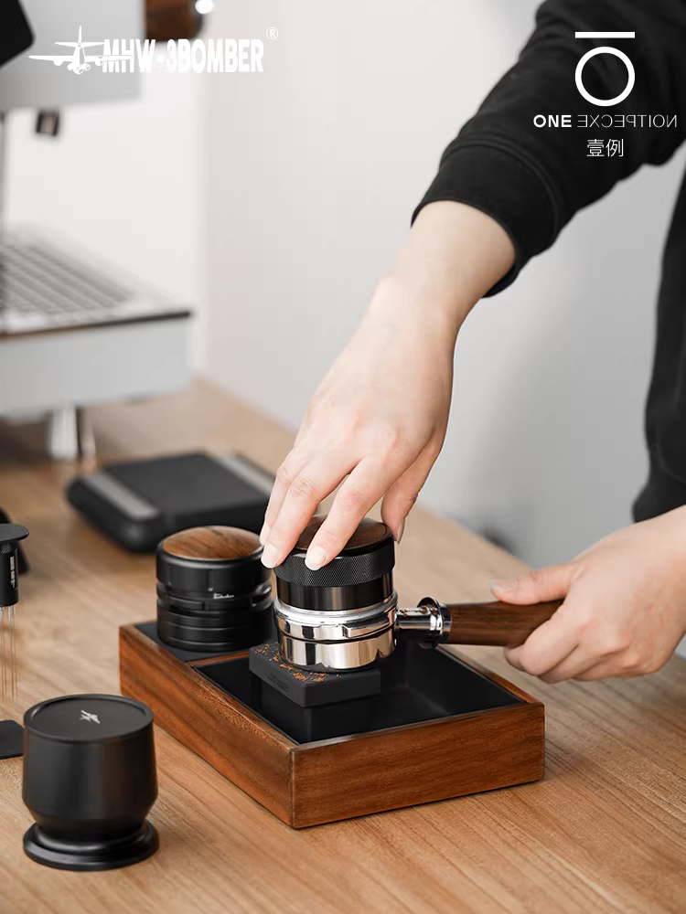 Giá đỡ máy pha cà phê, giá để dụng cụ, đế nén cà phê, giá để búa nén bột cà phê, giá để đồ barista