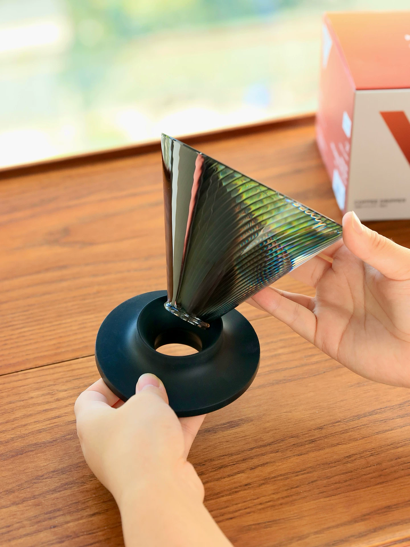 Sản phẩm mới | Cốc lọc HARIO NEO 72 gân, chất liệu Tritan, dụng cụ pha cà phê V60, bộ lọc có thể tháo rời