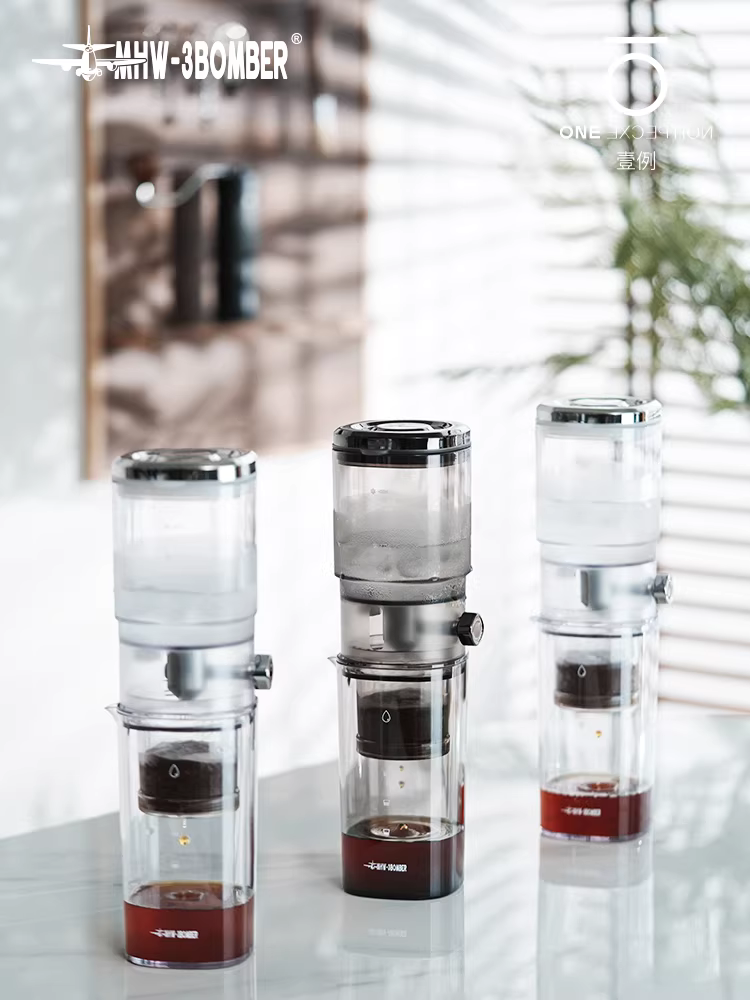 Bình pha cà phê đá thủ công MHW Ice Drop Pot dùng tại nhà, kiểu pha cà phê lạnh bằng phương pháp nhỏ giọt, thương hiệu Hero Dingyuan
