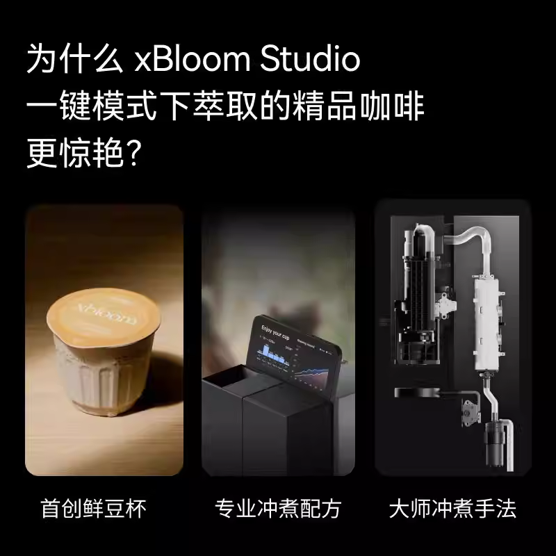 Máy pha cà phê xBloom Studio dành cho nghệ sĩ piano, tự động xay cà phê, tích hợp máy pha cà phê thủ công, máy pha cà phê viên nén có chức năng cân