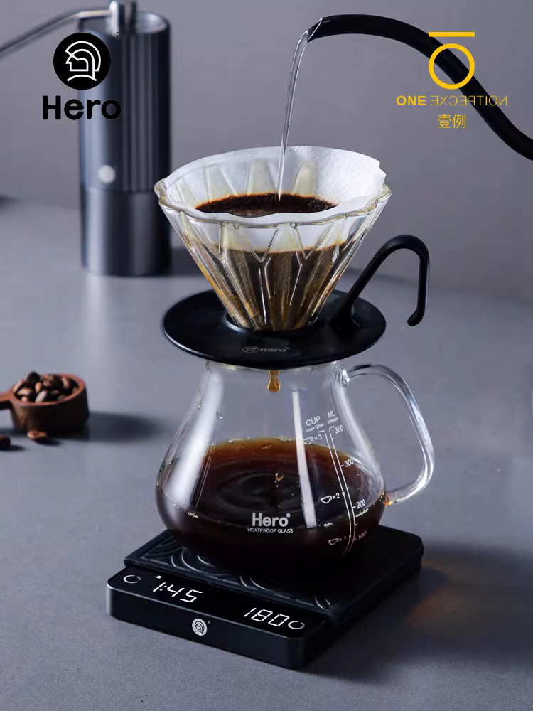 Cân điện tử Hero Yunzhi, cân pha cà phê Ý, cân hẹn giờ thông minh, cân mini pha cà phê nhỏ giọt Taimo