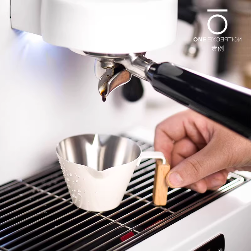 Cốc espresso hai vòi phun khí, cốc đo lường chiết xuất máy pha cà phê hai vòi kiểu Ý, cốc đo lường nhỏ Zeita