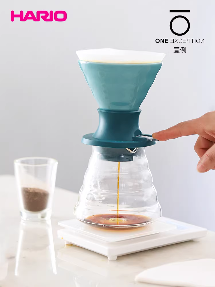 Cốc lọc cà phê HARIO Nhật Bản kiểu thông minh, chất liệu Arita, kiểu V60, phễu lớn để pha trà