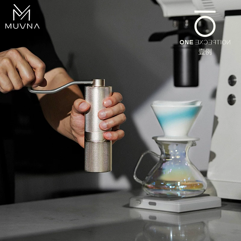 Máy xay cà phê quay tay MUVNA GM1 Máy xay cà phê espresso thủ công Taimo hạt dẻ c3