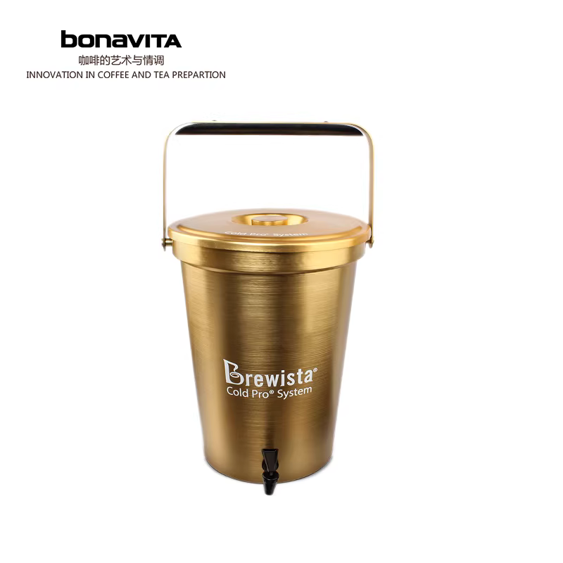 Thùng pha cà phê lạnh kiểu Mỹ Brewista, chất liệu hợp kim nhôm cấp thực phẩm, dùng cho quán cà phê, trà, đồ uống, lọc cà phê lạnh.