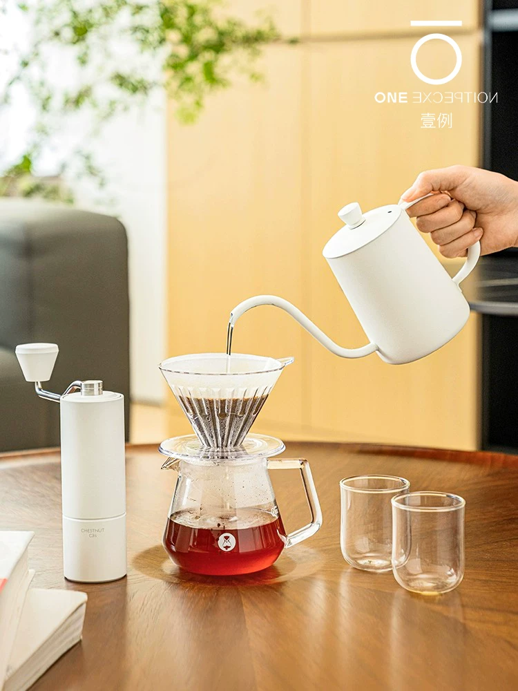 Bộ quà tặng máy pha cà phê Taimo dùng trong gia đình, máy pha cà phê nhỏ giọt, máy xay cà phê, ấm pha cà phê chuyên nghiệp bộ hero