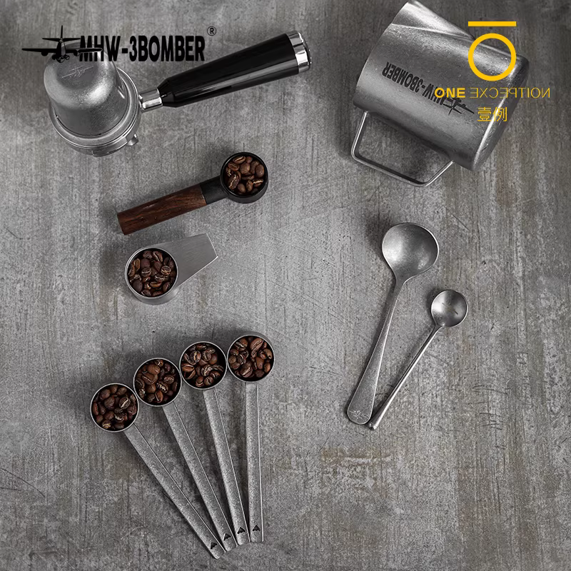 Muỗng đong bằng thép không gỉ Bomber MHW, muỗng cà phê cán dài, muỗng đong bột matcha, bột ca cao, muỗng đong 8g, Công ty TNHH Sản xuất Thanh Phong.