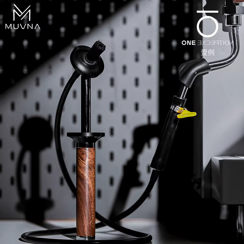 Bàn chải đầu pha cà phê bằng hơi nước MUVNA dành cho máy pha cà phê espresso, bàn chải vệ sinh chống bỏng áp suất cao thương mại dùng cho gia đình.