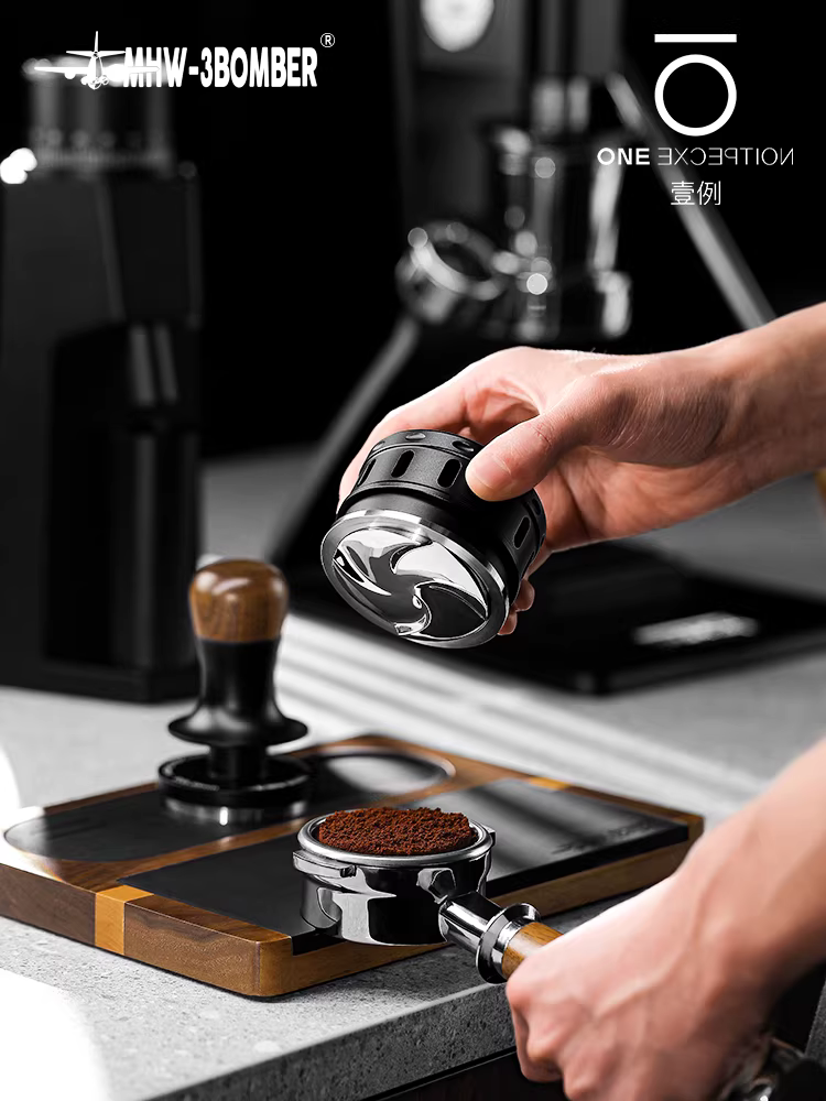Búa ép bột cà phê Espresso Bomber MHW Falcon Gravity Powder Distributor 5153/58mm, dùng cho máy ép cà phê, chuyên dụng cho bột cứng đầu