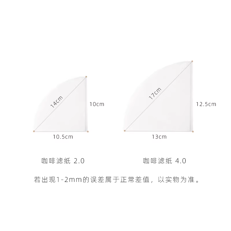 Giấy lọc cà phê thủ công Yanin Nhật Bản V60 sợi gai dầu V45 giấy lọc nhỏ giọt hình nón 45 độ mola