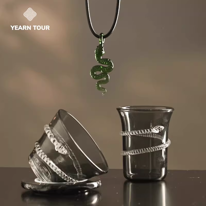 Brewista&YearnTour Hợp tác nghệ thuật Dòng sản phẩm Snake Ly lọc cà phê thủ công Ly cà phê thủy tinh