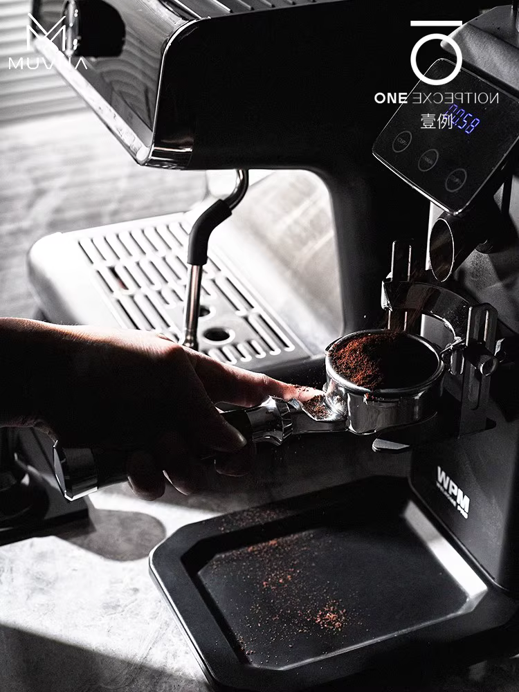 Máy pha cà phê MUVNA handle E espresso E61 Bai Sheng Tu Aibao Rocket tay cầm không đáy hai tai 58mm