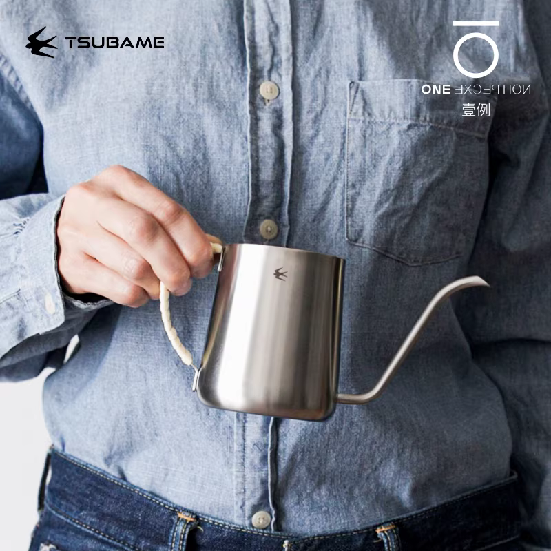 Bình pha cà phê nhỏ giọt bằng mây Tsukame, vòi nhỏ, bình pha bằng thép không gỉ, bình nhỏ có điều chỉnh lượng nước