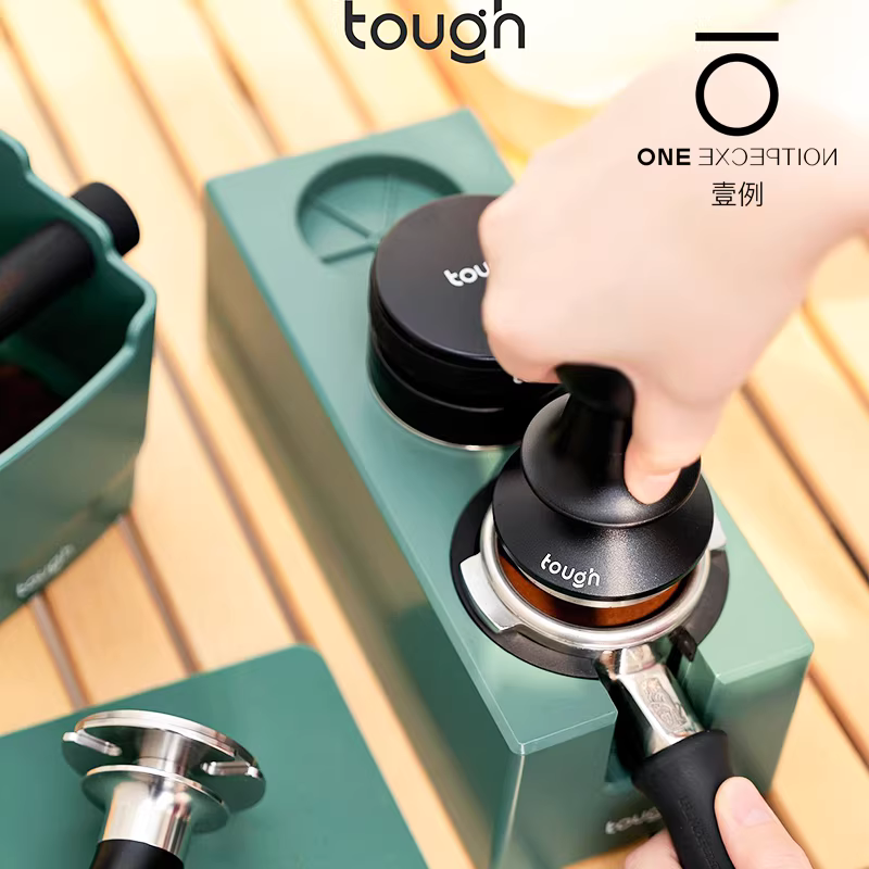 Giá đỡ dụng cụ pha cà phê Espresso ba lỗ, tay cầm, dụng cụ phân phối, búa ép cà phê, hộp đựng 51/53/58mm