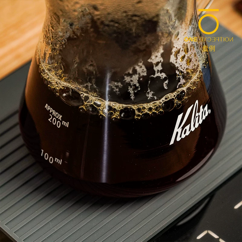 Bình pha cà phê Kalita Nhật Bản, ấm pha cà phê nhỏ giọt, cốc chịu nhiệt, thiết kế hình đám mây có vạch chia, phong cách Nhật Bản