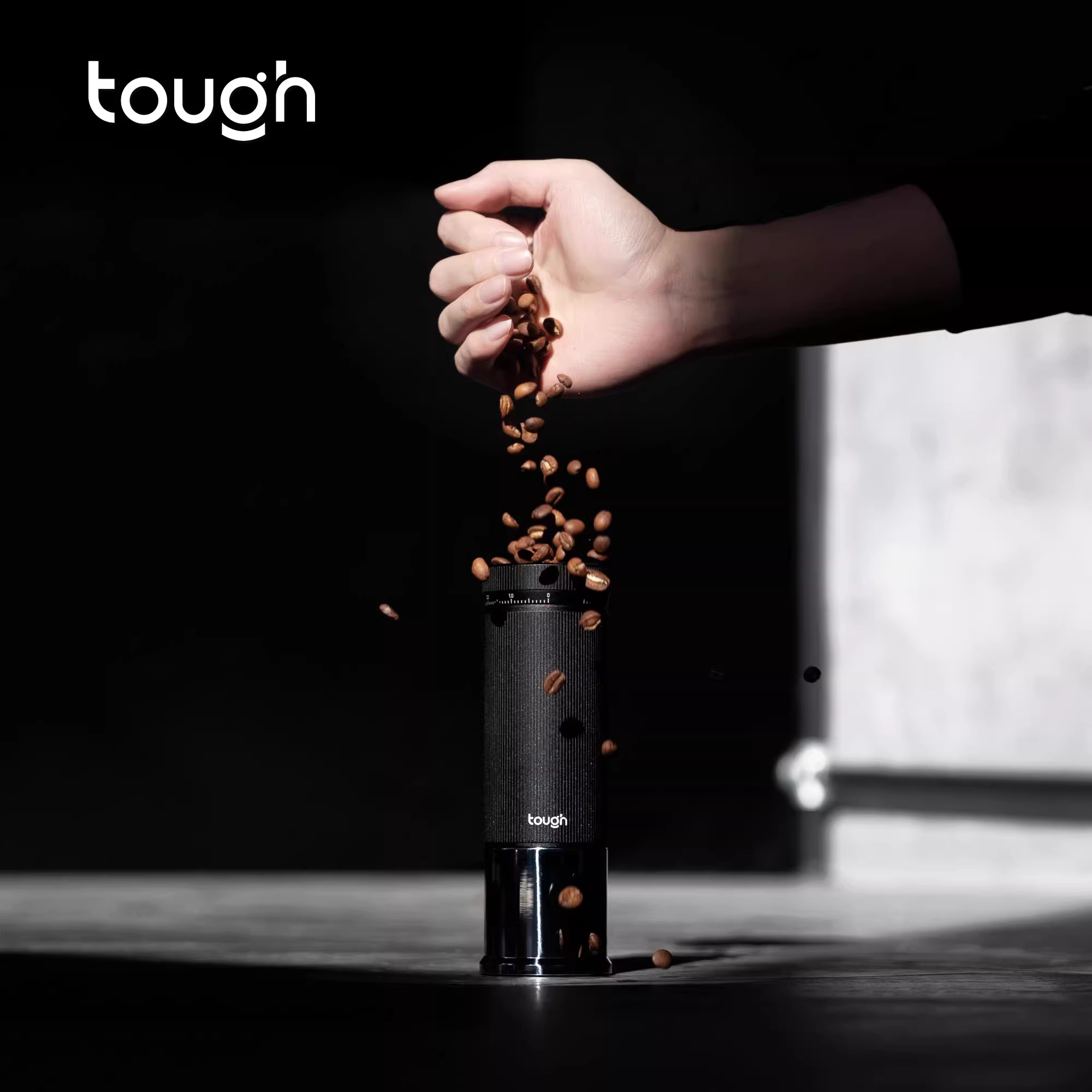 Máy xay cà phê bằng tay kiểu dáng cứng cáp Mirror Blade M1, điều chỉnh bên ngoài, máy xay cà phê bằng tay, máy xay cà phê espresso thủ công