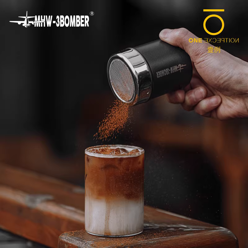 Bình đựng bột đa năng MHW, dụng cụ rây bột matcha, bột ca cao, đường, dụng cụ rây bột, dụng cụ làm bánh mì, bình rắc bột trong bếp