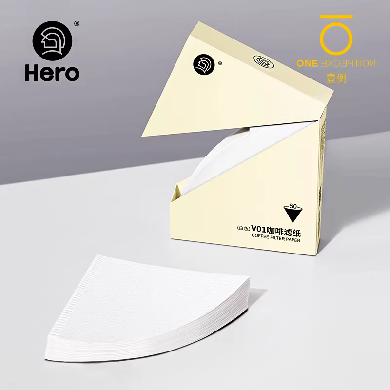 Giấy lọc cà phê Hero V60 hình nón nhập khẩu Nhật Bản, dòng pha cà phê thủ công kiểu nhỏ giọt, giấy lọc Origami Taimo