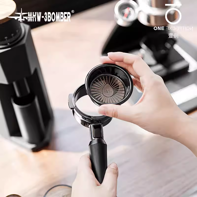 Bát đựng bột pha cà phê Bomber MHW hai lớp, đường kính 58mm, dùng chung cho máy pha cà phê VST, phụ kiện máy pha cà phê, món ăn cay ngon