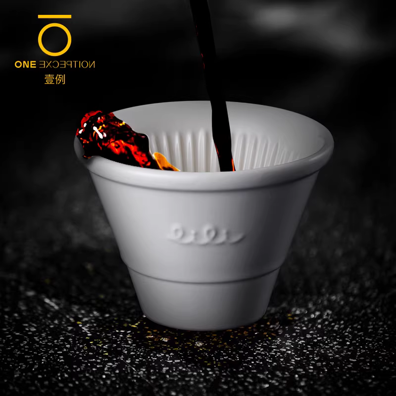 Cốc lọc LiLi phiên bản 2.0, cốc lọc gốm cao cấp tám lỗ, dòng chảy cao, cốc pha cà phê kiểu đổ, hình quạt, kiểu Kalita