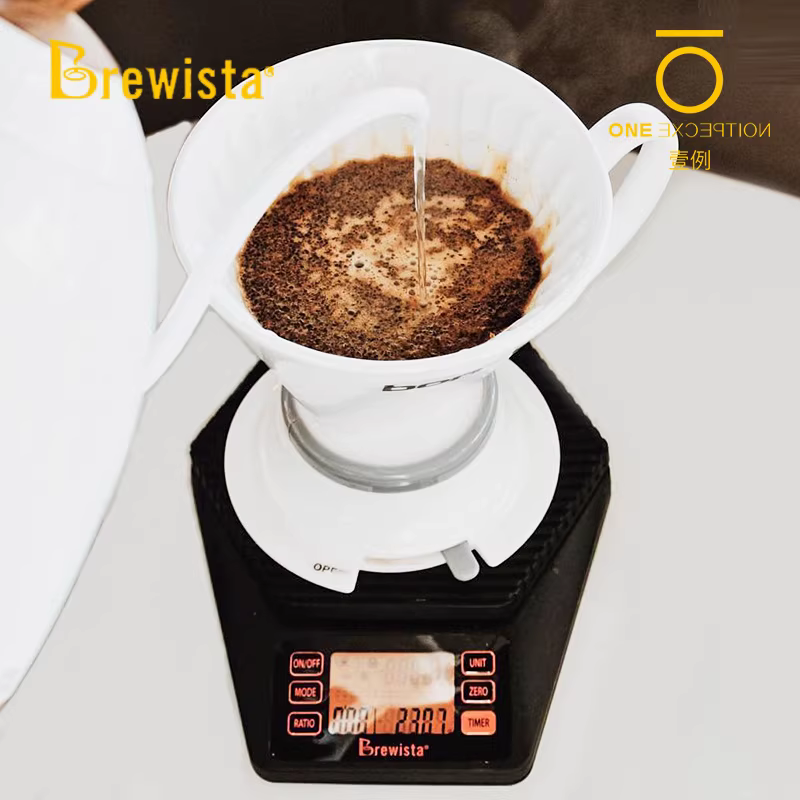Cốc thông minh bằng gốm Brewista có công tắc bật/tắt Cốc lọc cà phê nhỏ giọt ngâm V60 Taimo